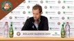 Roland Garros 2017 :  1/8 de finale Conférence de presse Richard Gasquet