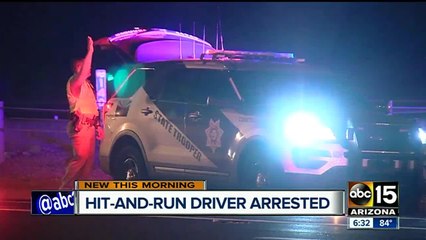Hit-and-run driver in custody after striking motorcyclist at I-10 and 51st Avenue