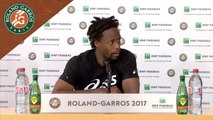 Roland Garros 2017 :  1/8e de finale Conférence de presse Gaël Monfils