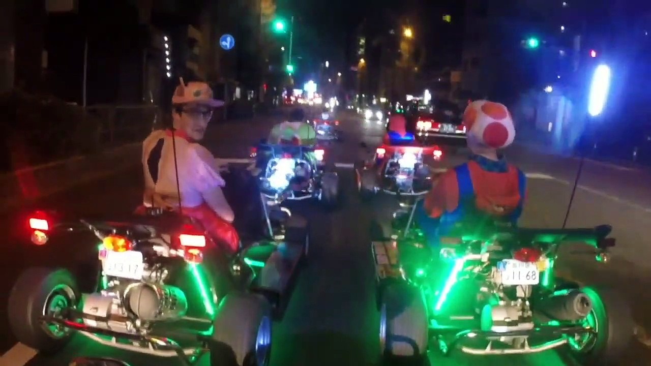 mario kart en vrai