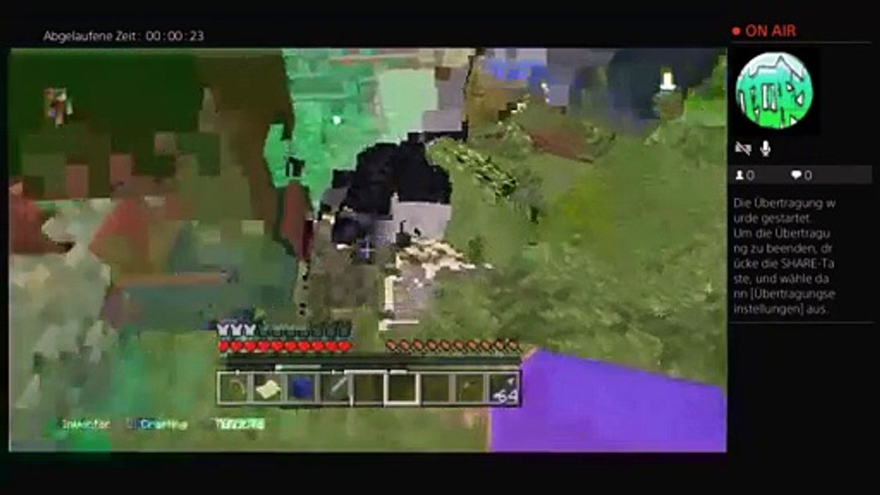 PS4-Live-Übertragung von AlexGaming3654 Surival GEr (2)