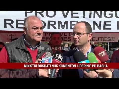 MINISTRI BUSHATI FIRMOS PETICIONIN PRO REFORMËS NË DREJTËSI