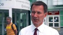 Jeremy Hunt pays tribute to NHS staff after terror attack