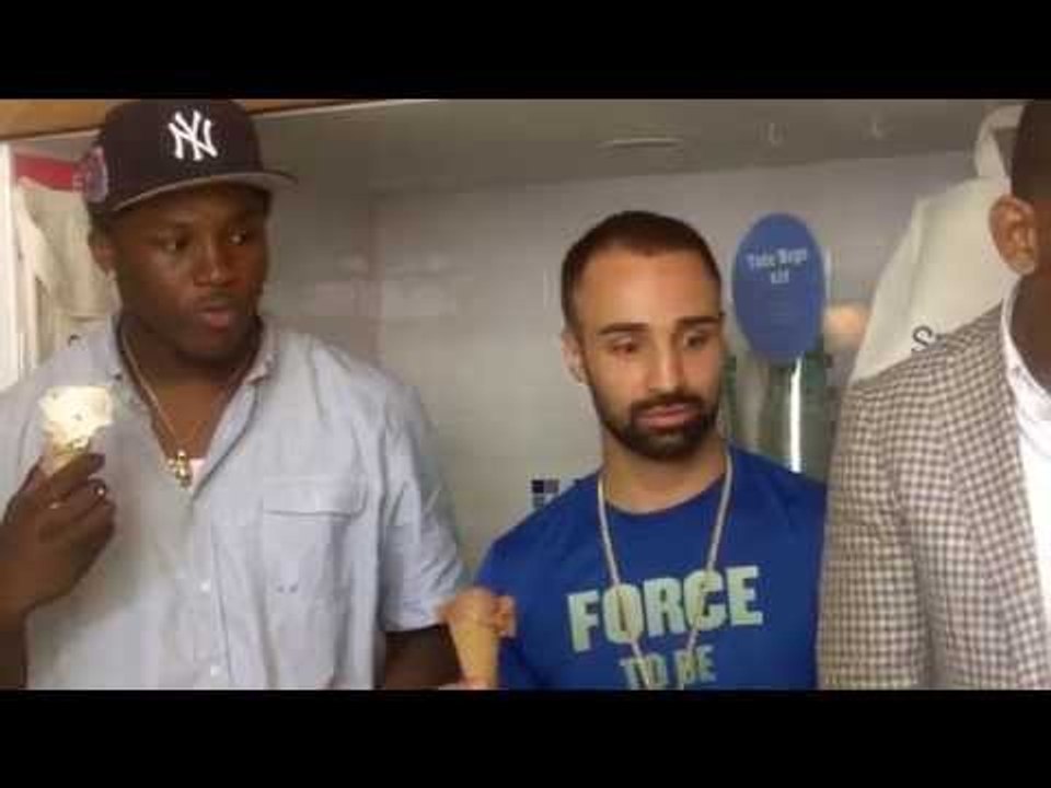 Heather Hardy and Travis Peterkin get ice cream named after them in brooklyn