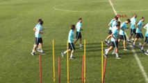 A Milli Futbol Takımı Makedonya Maçı Hazırlıklarını Tamamladı