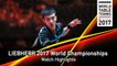 2017 World Championships Highlights I Vladimir Samsonov vs Lee Sangsu (R16)