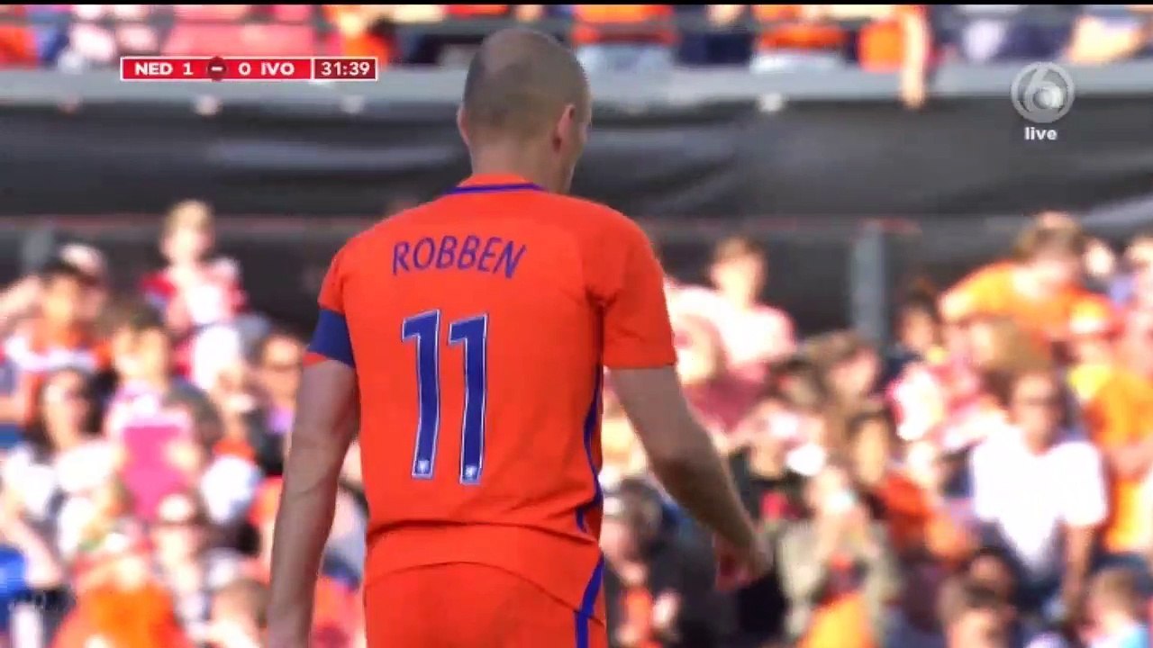 2-0 Arjen Robben Penalty Goal HD - Netherlands vs Ivory Coast 04.06.2017 HD