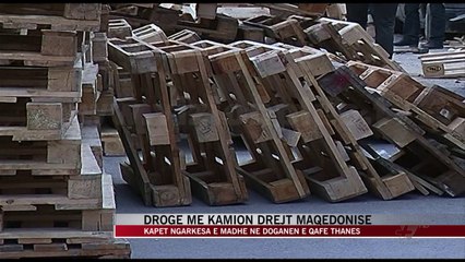 Drogë me kamion drejt Maqedonisë, prangoset shoferi - News, Lajme - Vizion Plus