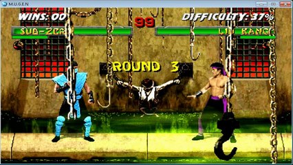 Mortal Kombat 2 Mugen - Ótimo game