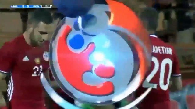 5-0 Artak Edigaryan Goal - Armenia 5-0 Saint Kitts and Nevis 04062017