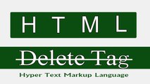 17. html Delete Tag { text formatting } in hind || HTML full tutorial for biginner