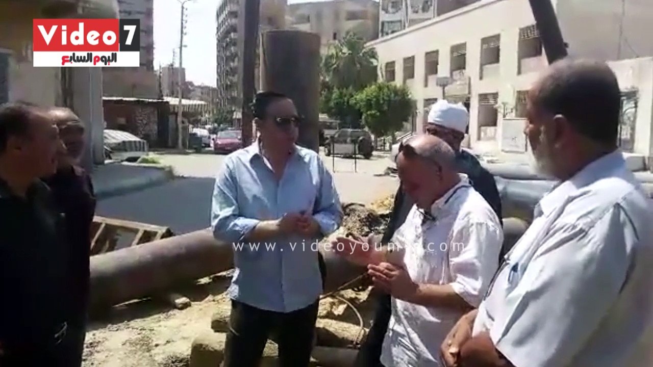 النائب أشرف عمارة يتبنى مشكلة الصرف الصحى بشارع البحرى بالإسماعيلية