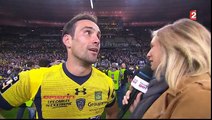 La joie de Morgan Parra après la victoire de Clermont en finale du Top 14