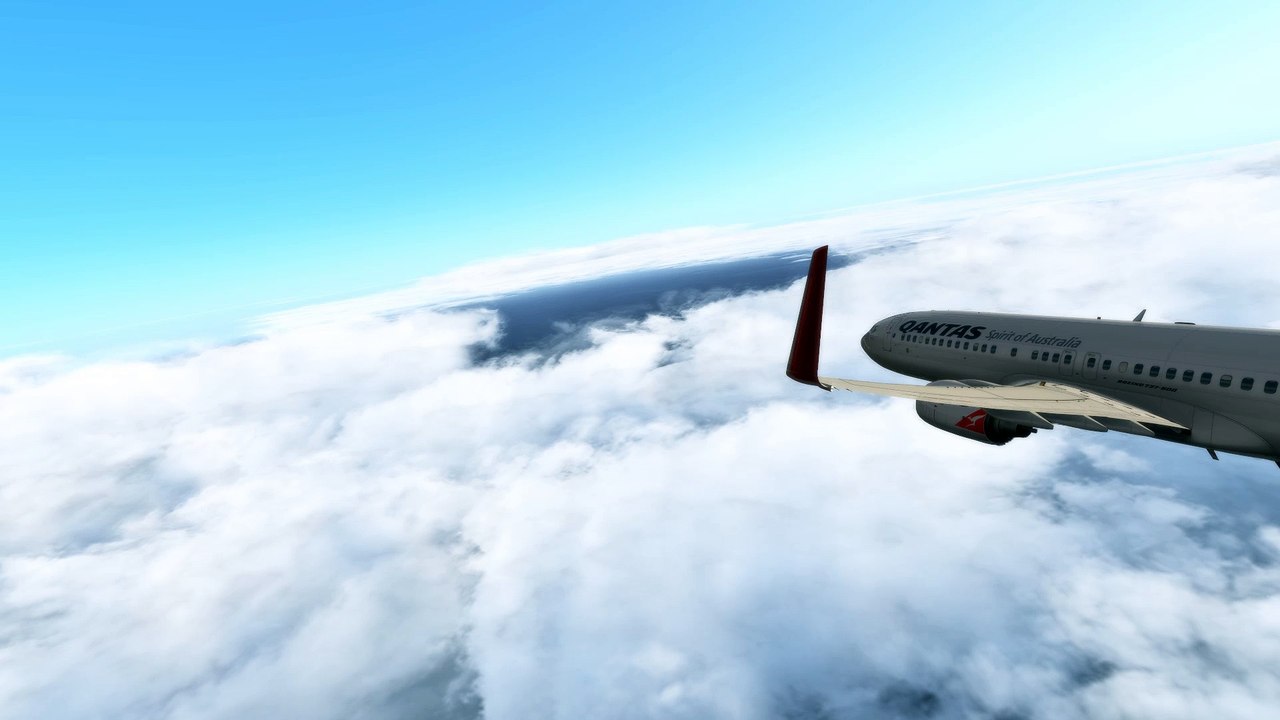 X-plane 11 b737 qantas