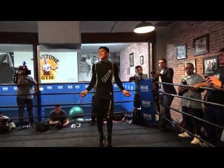 jessie vargas vs tim bradley jessie in camp with erik morales - EsNews