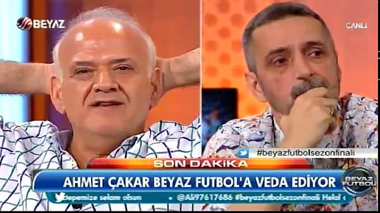 Ahmet Çakar Beyaz Futbol'a veda etti