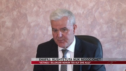 Xhafaj: Kushtetuta nuk negociohet - News, Lajme - Vizion Plus