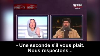 Une journaliste libanaise remet  à sa place un cheikh islamiste