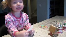 Elsa Toddler Gingerbread House Crushed! SISrevi