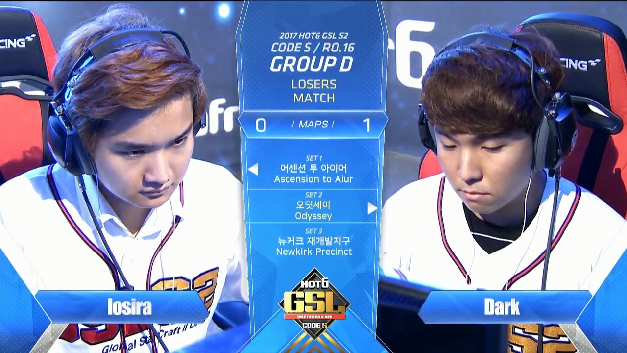 [TW]2017 GSL S2 Code S Ro.16 GD M4：Dark(Z)　v.s.　losira(Z)(Host：Rex & Hui)