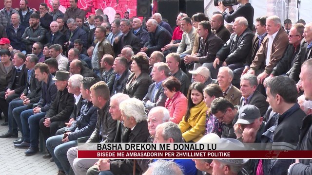 Basha drekon me ambasadorin Donald Lu, vettingu në “menu”? - News, Lajme - Vizion Plus