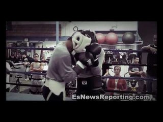 Mikey Garcia Sparring Neno Rodriguez  - EsNews Boxing