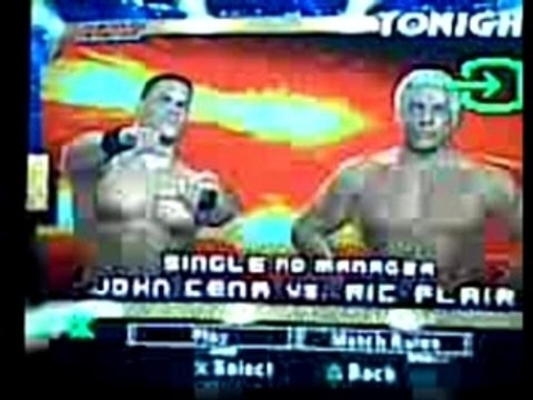 John Cena v.s Ric Flair (PS2 WWE - 13.08.07 RAW) MAİN EVENT