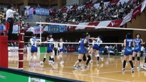 2015.02.15 東レアローズ vs 岡山シーガルズ　第2セット part2　木村沙織　宮下遥