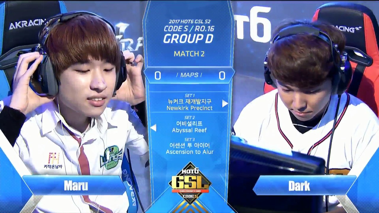 [TW]2017 GSL S2 Code S Ro.16 GD M2：Dark(Z)　v.s.　Maru(Z)(Host：Rex & Hui)