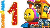 Number Song - Number Train 1 to 10 - Counting Song and Nursery Rhymes from Dave and Ava
