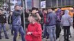 Report TV - Dënimet për Partizanin, tifozët  e kuq protestojnë përpara FSHF