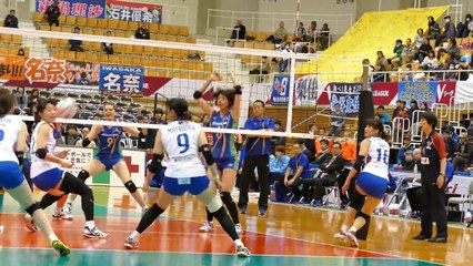 PFU 江畑幸子　Yukiko Ebata　vs 久光　1st Set　2017.01.09