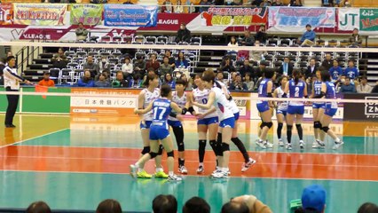 PFU 狩野舞子　Maiko Kano　vs 岡山　1st Set　2017.01.29