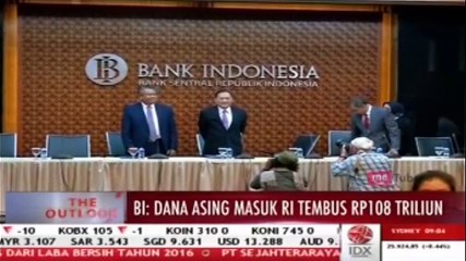 BI: Dana Asing Masuk RI Tembus Rp108 Triliun