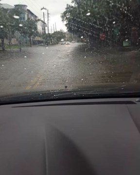 Storm Swamps Houston Roads
