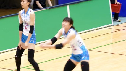 アクアフェアリーズ 平谷里奈 Rina Hiratani　試合前練習　2016 Vサマーリーグ 2016.7.1