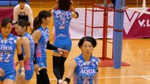 アクアフェアリーズ 平谷里奈 Rina Hiratani　vs 柏　2nd Set　2017.02.18