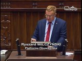 Poseł Ryszard Wilczyński - Wystąpienie z dnia 25 maja 2017 roku.