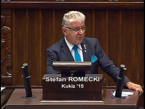 Poseł Stefan Romecki - Wystąpienie z dnia 25 maja 2017 roku.
