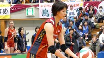 久光製薬 石井優希　Yuki Ishii　vs 岡山 2nd Set　2017.01.08