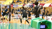 岡山 山口舞　Mai Yamaguchi　vs NEC　試合前チーム練習　2017.01.09