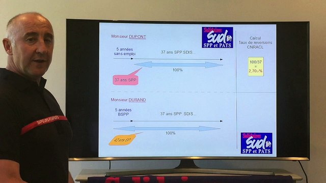 Reportage vidéo Sapeurs-Pompiers : Calcul des retraites de SPP