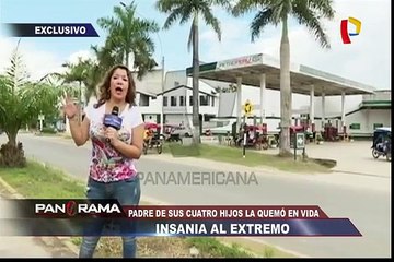 Insania al extremo: videos revelan cómo actuó el sujeto que quemó a su expareja