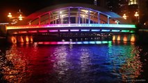 Merlion Clarke Quay Marina Bay Sands Singapore in 4K - Popular & Top Tourist Attractions