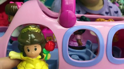 LITTLE PEOPLE DISNEY PRINCESS CARRIAGE & AIR34234werPLANE Huge