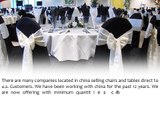 Buy Chairs and Tables Direct from China