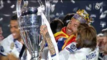 El Real Madrid celebra su duodécima Champions en el Bernabéu