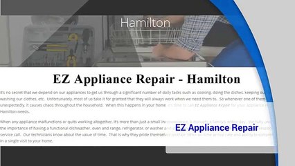 Best Appliance Repair Hamilton - EZ Appliance Repair (289) 639-2024