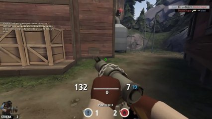 Team Fortress 2: When the other team is taunting with the intel in spawn