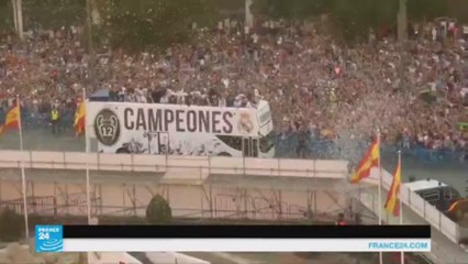 استقبال شعبي هائل لفريق ريال مدريد